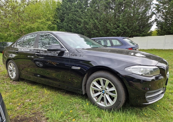 BMW Seria 5 cena 60500 przebieg: 139500, rok produkcji 2016 z Poznań małe 497